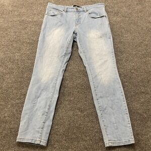 Under 510 Light Wash Stretch Denim Jeans Mens 32x28 Slim Tapered Fit U510